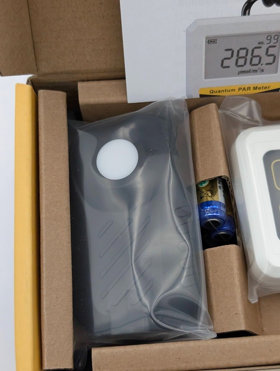 Advanced Quantum Sensor PAR Meter (Micromoles), Measure Light Intensity AMT312