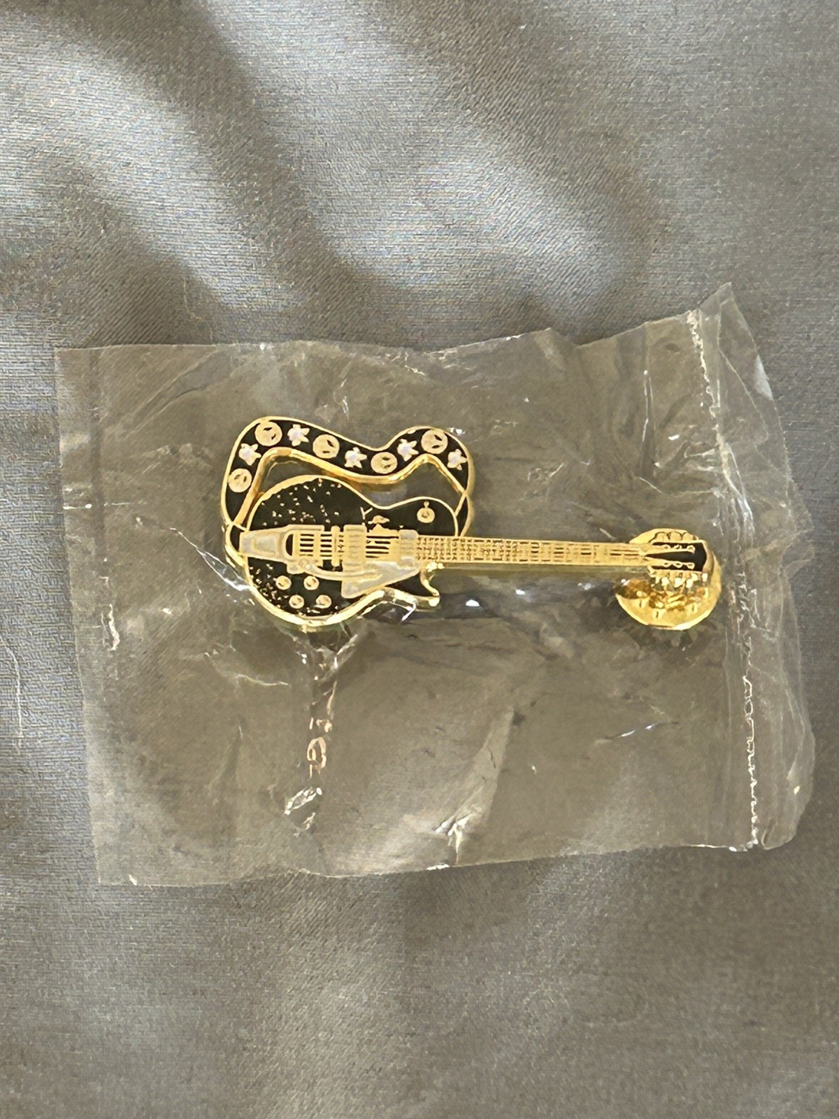 OFFICIAL Neil Young Old Black Guitar Lapel Pin