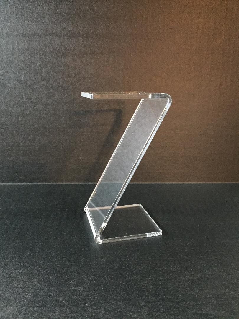 Clear Acrylic Baseball /Football Hat/Helmet Holder Mini Size 2 3/4"W x 3"L x 6"H