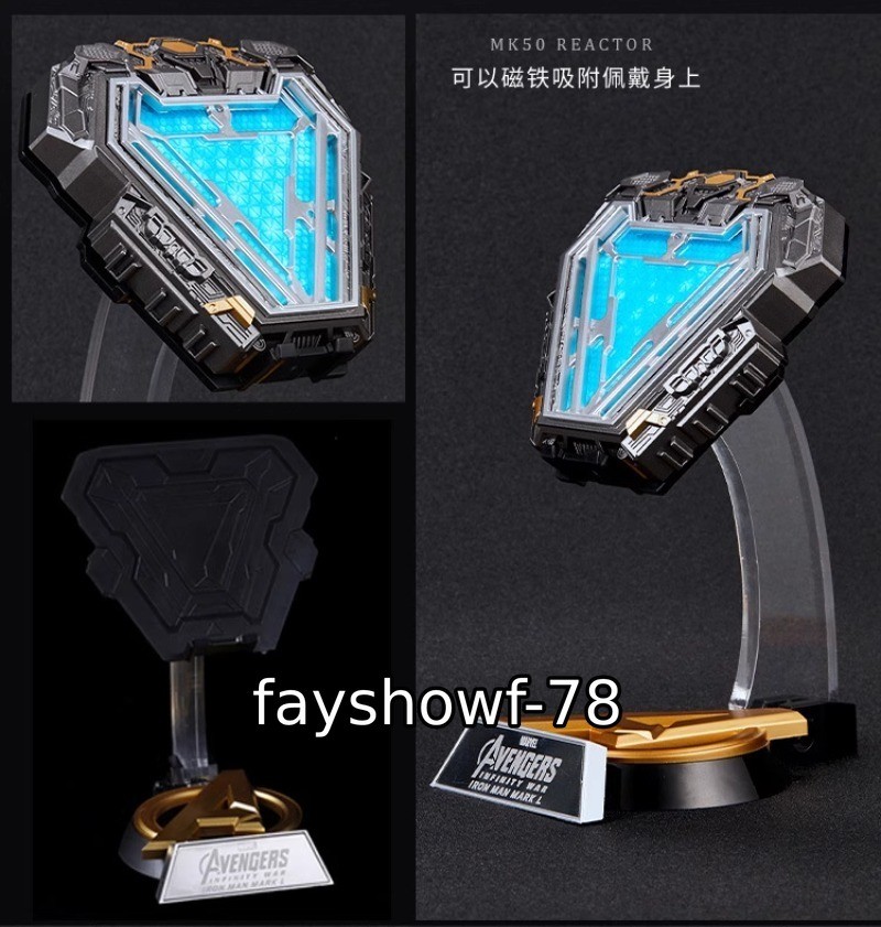 NEW Iron Man Cosplay Arc Reactor MK50 Mark50 Wearable 1/1 LED Prop Replica Gifts