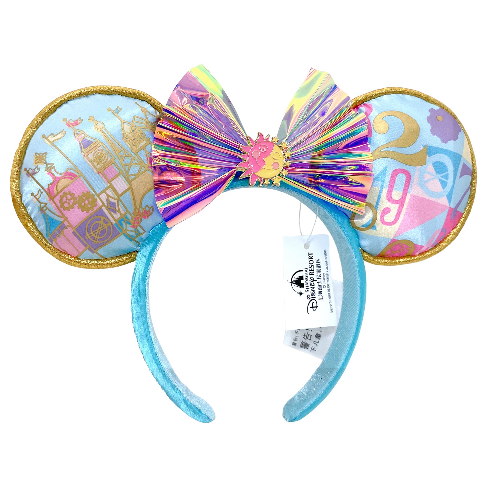 Disney Parks It’s a Small World Minnie Mouse Ears Paris 2025 Headband US POST
