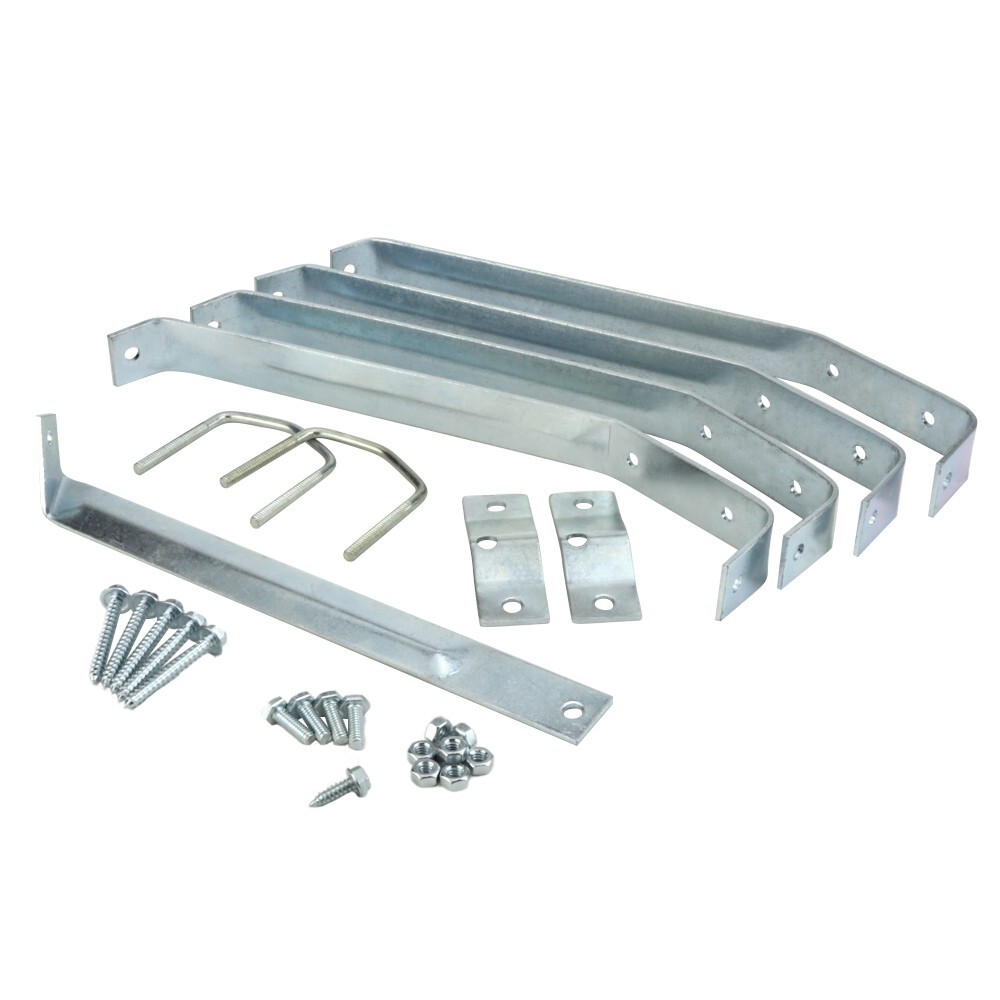 Skywalker 12" Heavy-Duty Wall Mount Kit for TV Antenna Mast/Satellite Dish Mast