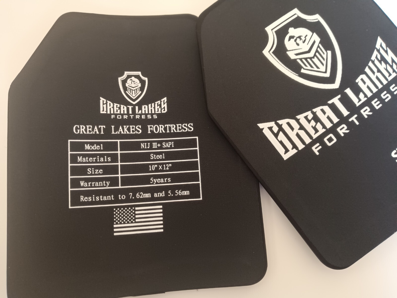 Body Armor Plates Level 3+ Curved Lighter Than Ar500 Bullet Proof Steel 10x12