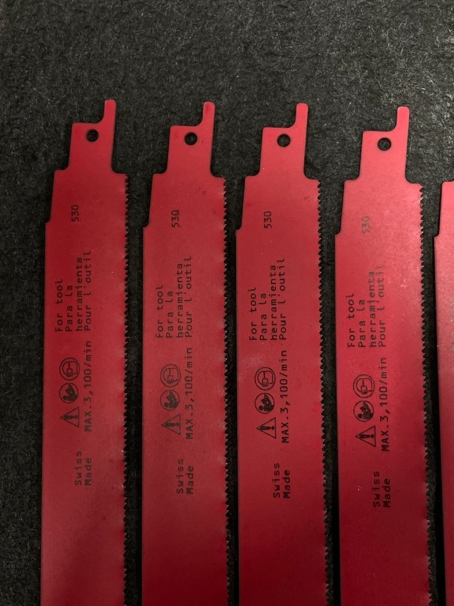 DIABLO TOOLS DS1214WBF Bi Metal Reciprocating Blade For Auto Dismantling Qty 10