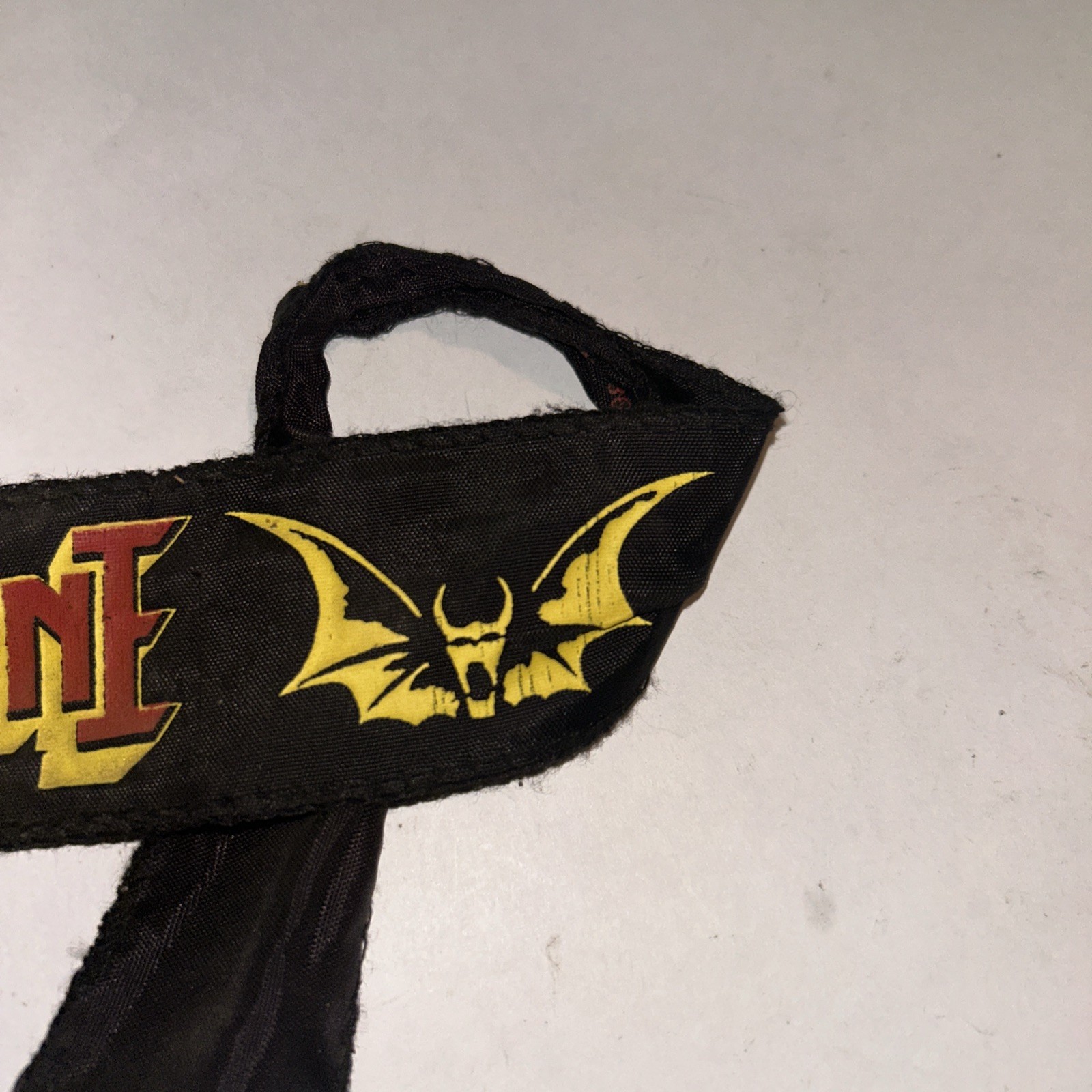 VTG Ozzy Osbourne 1984 HEADBAND SPEAK OF THE DEVIL - RARE - Bat Logo