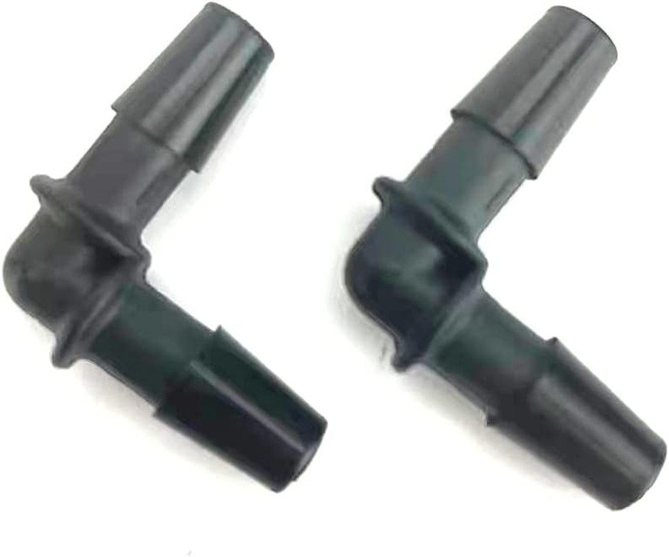 Automotive Elbow Heater Hose Connector (L-5/8"-5/8"(Elbow: 16X16MM), Pack of 2