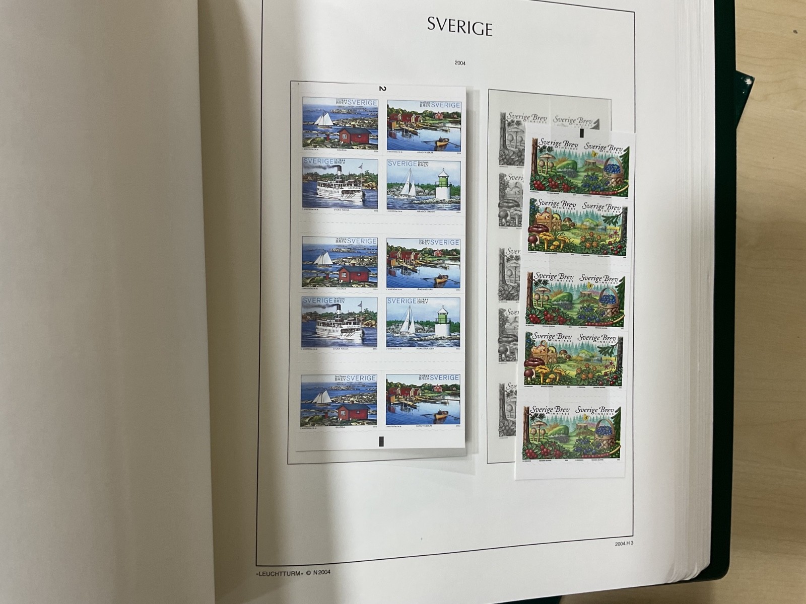 Sweden stamps. 2002 - 2008. MNH. Kabe album. G/206*