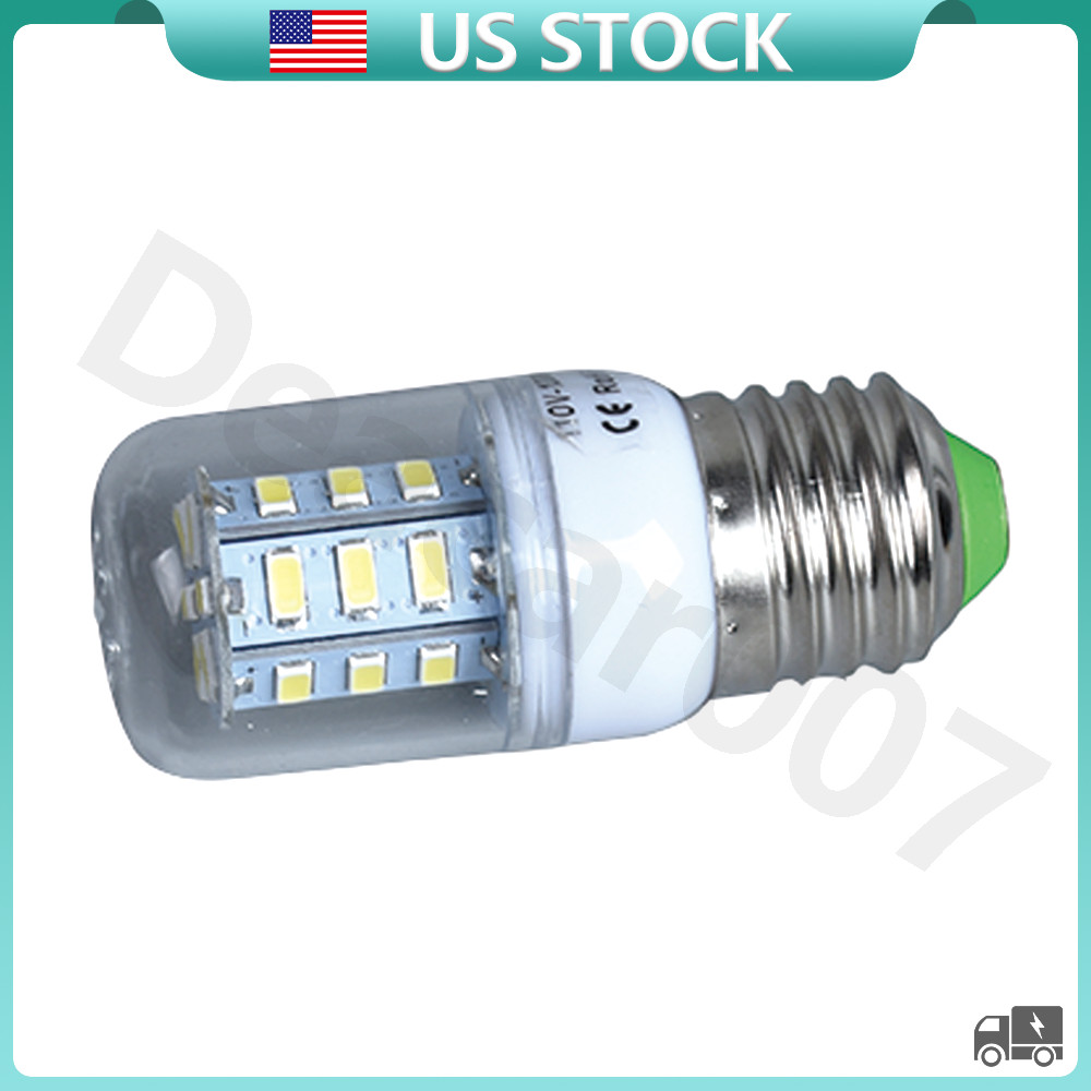2PCS LED Refrigerator Light Corn Bulb E27 3.5W For Frigidaire Kenmore 5304511738