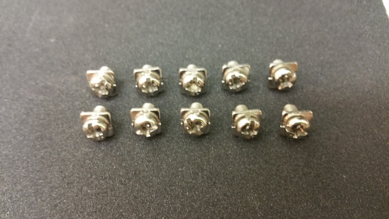 10pcs 4mm Amplifier Terminal Screws Square Washer POWER GROUND SPEAKER Amp Screw