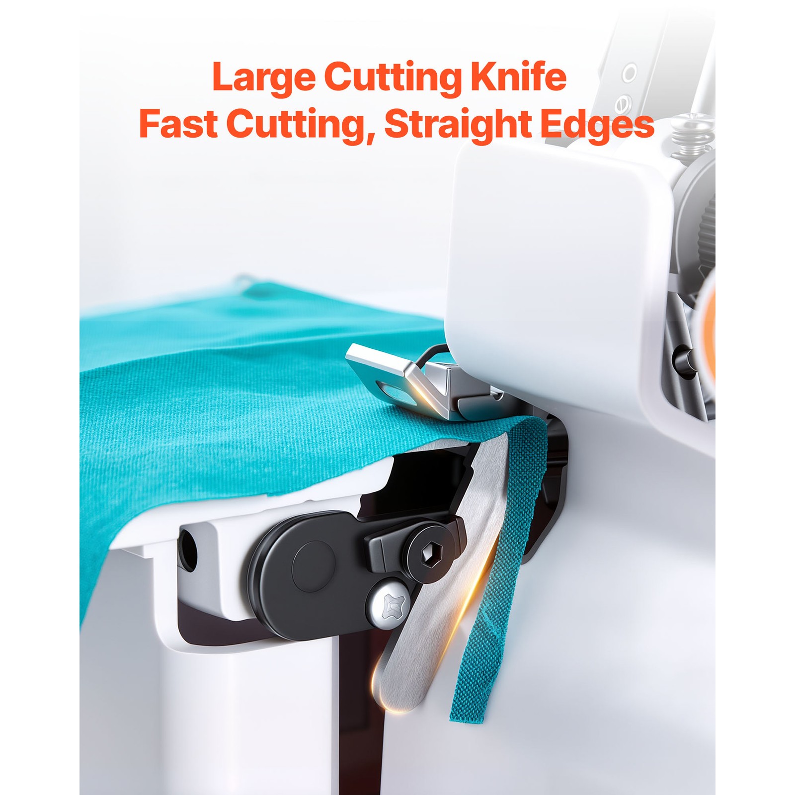 Uimoso Serger Overlock Sewing Machine with 3-4 Thread Options, 1250 SPM