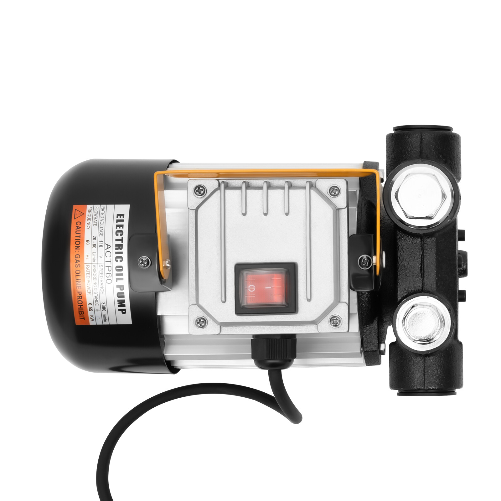 110V Motor Oil Fuel Fluid Extractor Electric Transfer Pump Self Priming