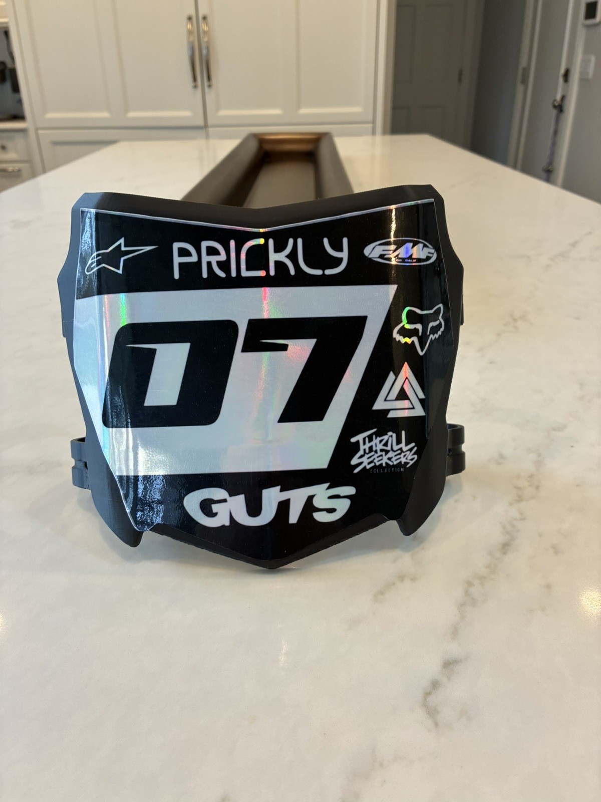 Motocutz Plate With Decal