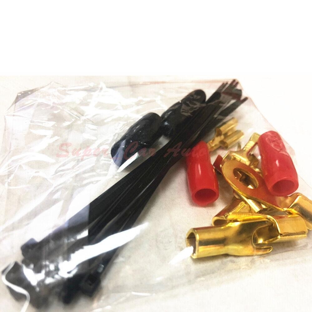 4 Gauge Car Audio Cable Kit Amplifier Install Amp RCA Subwoofer Sub Wiring 2300W