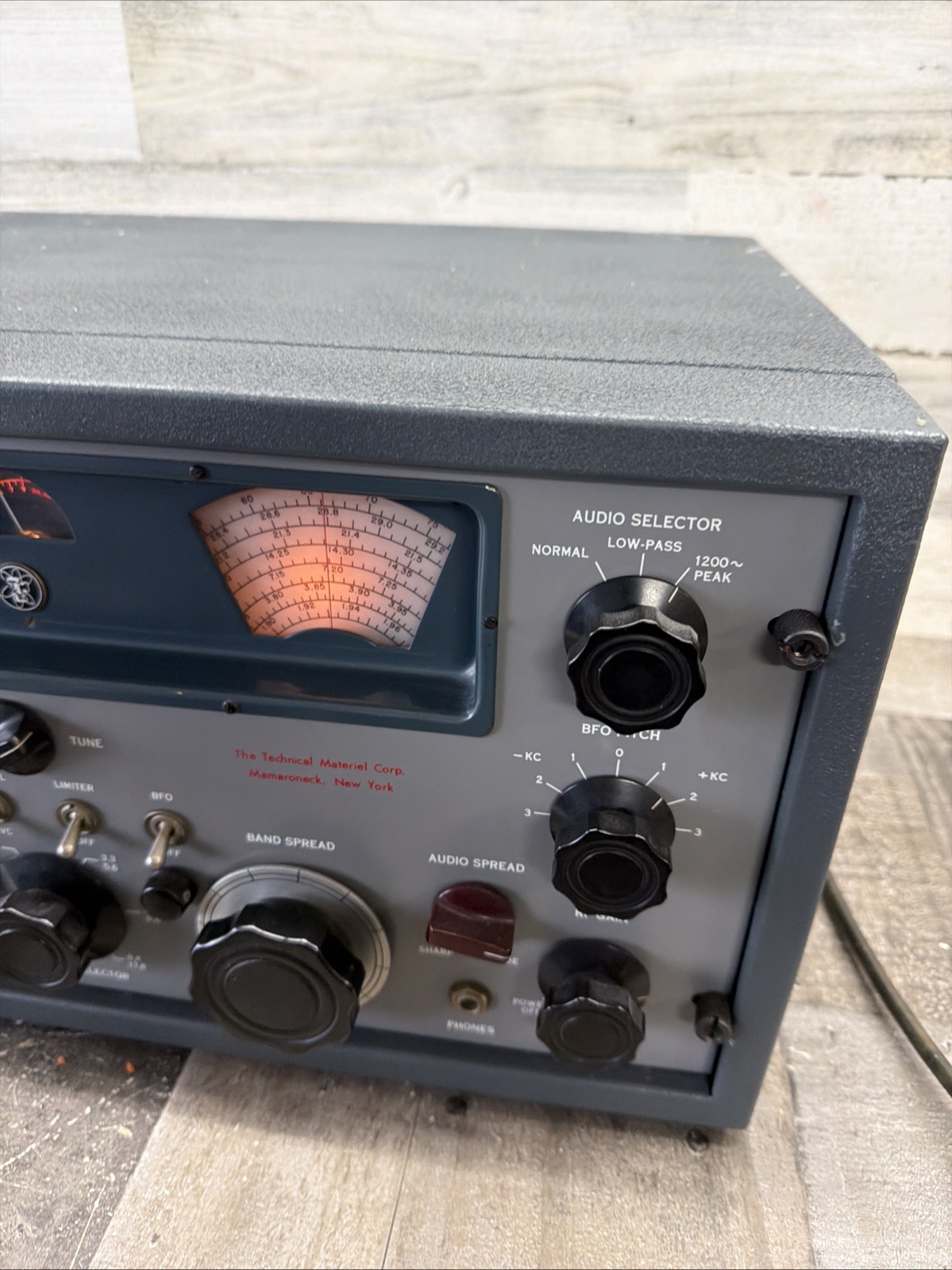 TMC,TECHNICAL MATERIAL CORP, GPR-90,AM shortwave tube receiver, Great Cond.
