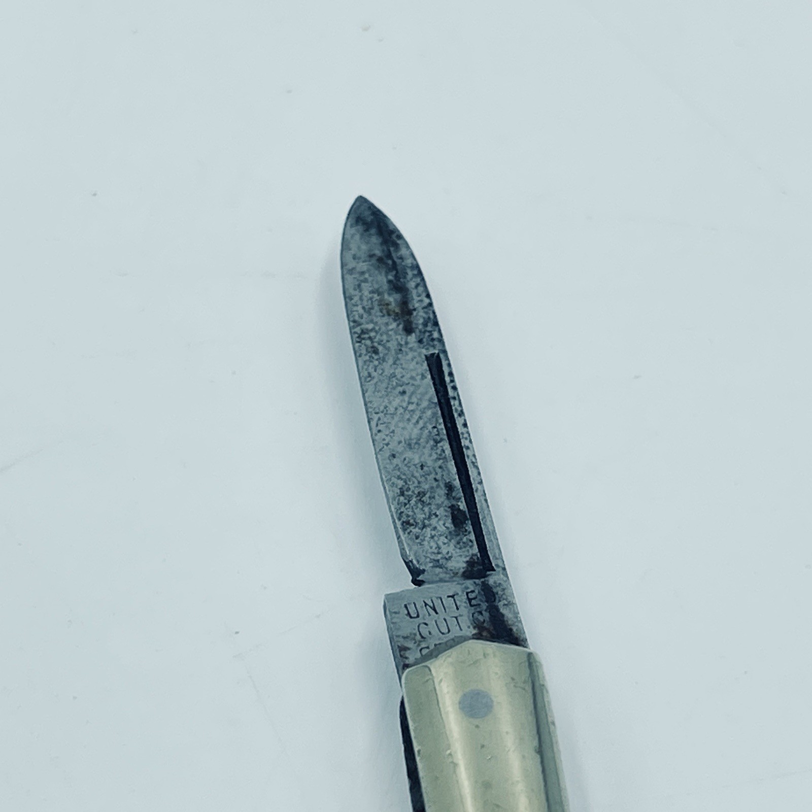 Vintage United Cut Co Germany Carved Pearl Pen Pocket Knife