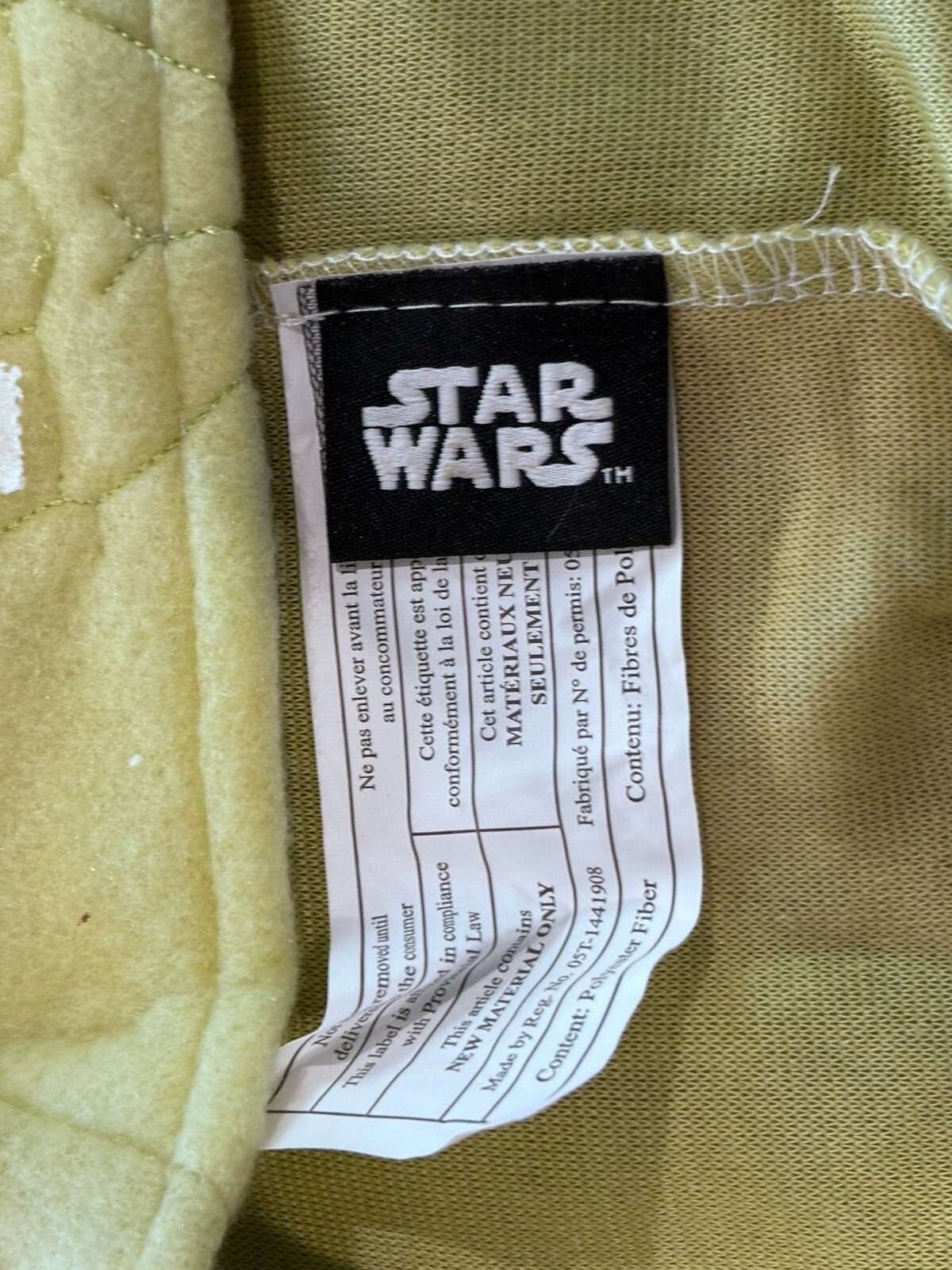 Star Wars Yoda Toddler Halloween Costume Rubies #888077 size 24M Pre-owned Cool