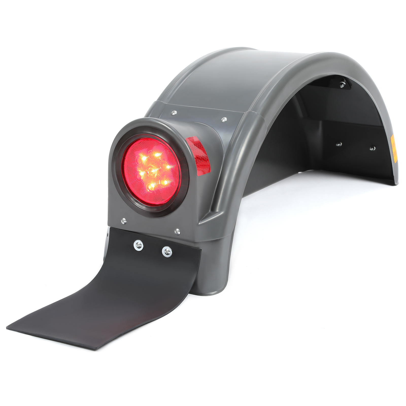 Right Fender Flare Plastic Gray W/ Sealed Light For Demco Kar Kaddy Trailer