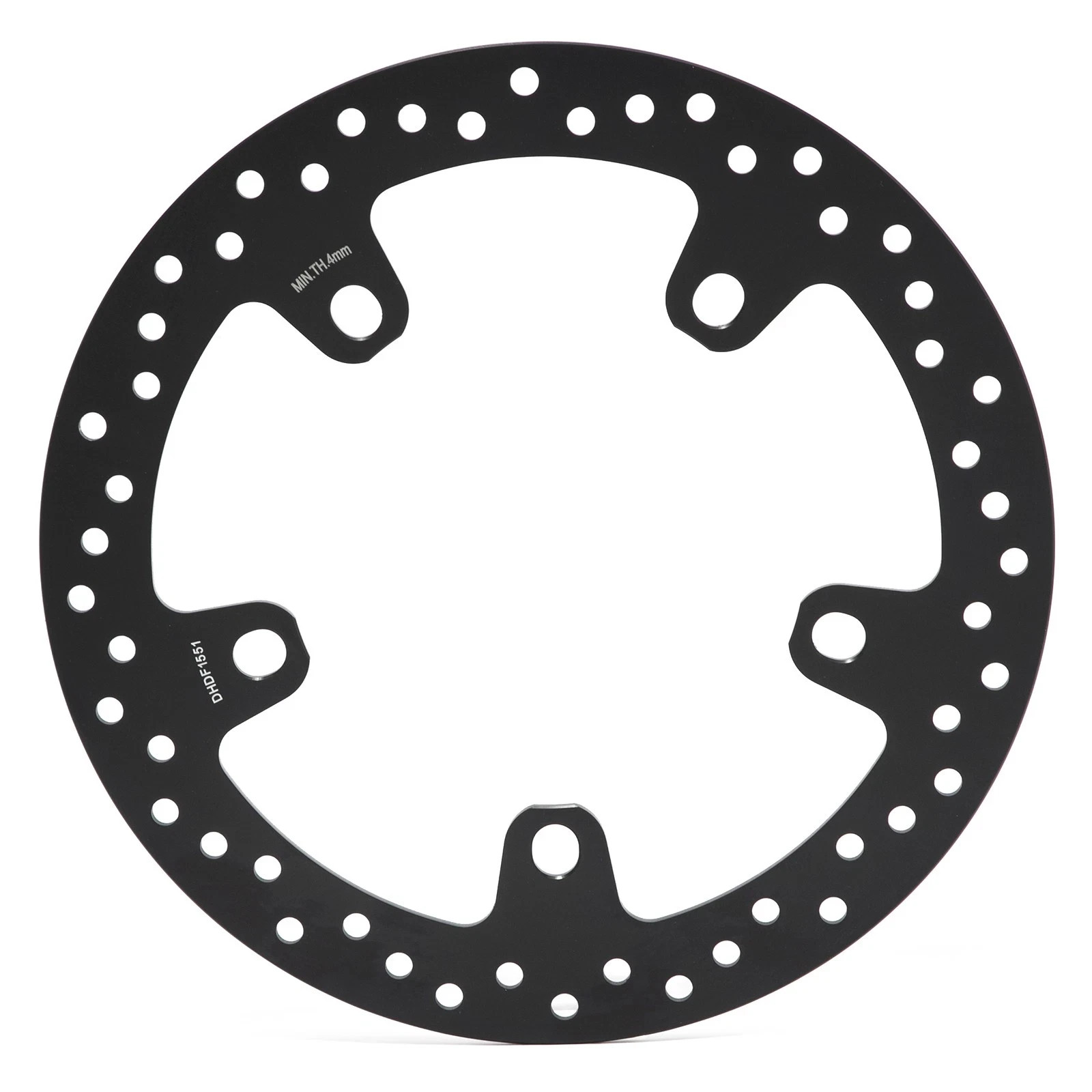Black 12.6" Front Brake Rotor For Harley 2024 2025 Street Glide Road Glide FLTR