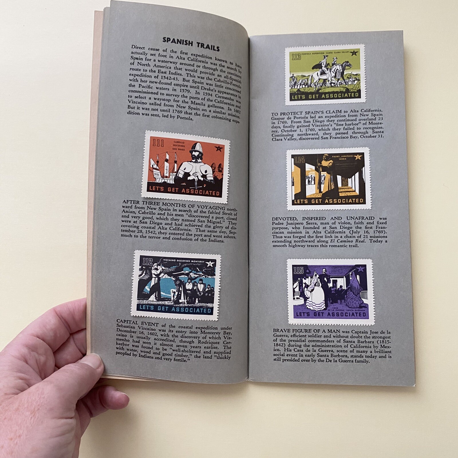 1939 Associated Roads to Romance Stamps of the West Complete Tide Water Oil Co.