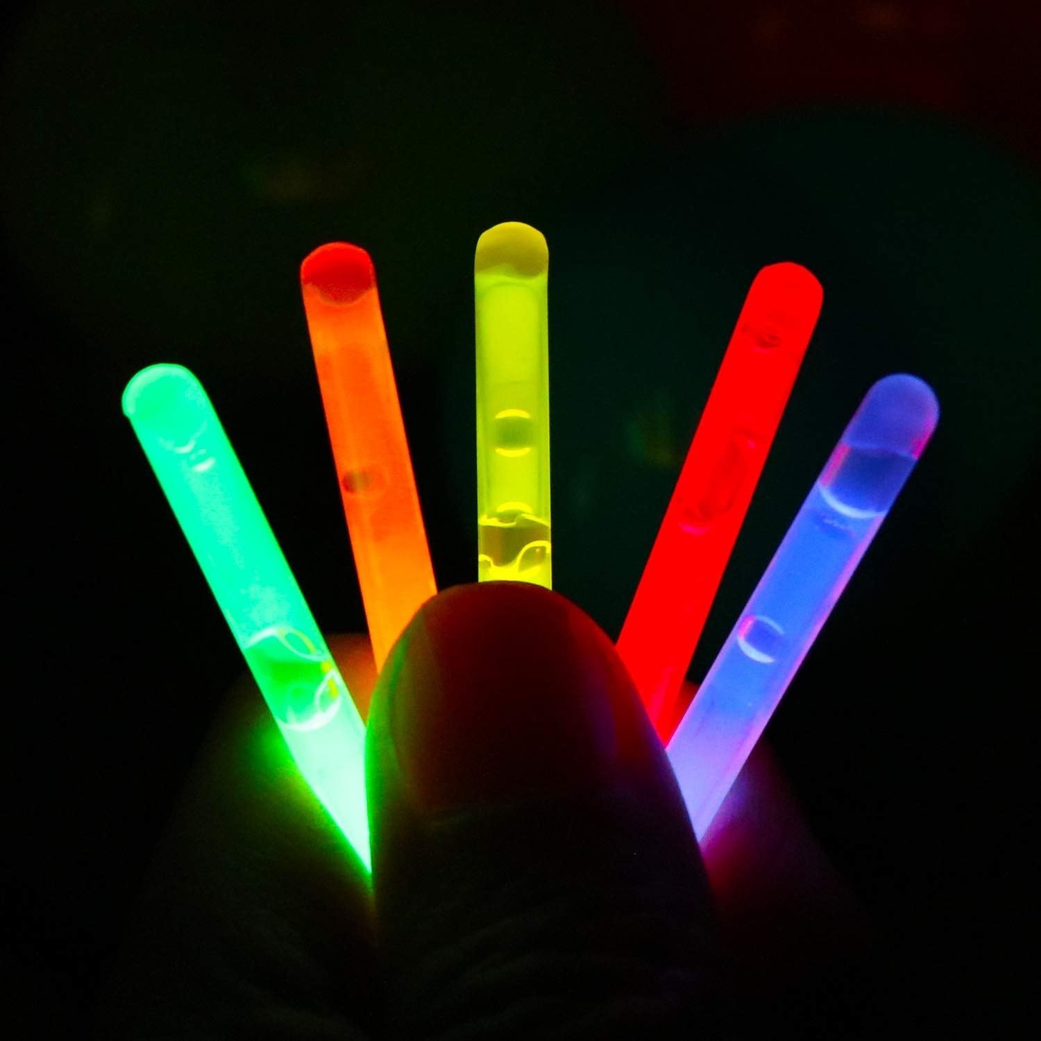 100-Pack Mini Glow Sticks – Assorted Colors, Bulk Glow-in-the-Dark for Easter, F