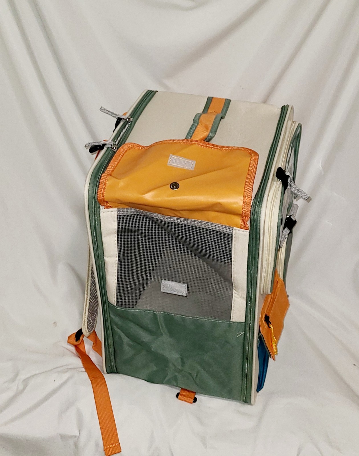 New Cat Small Dog Pet Travel Carrier Bag Backpack Soft Sided W/ Treat Storage