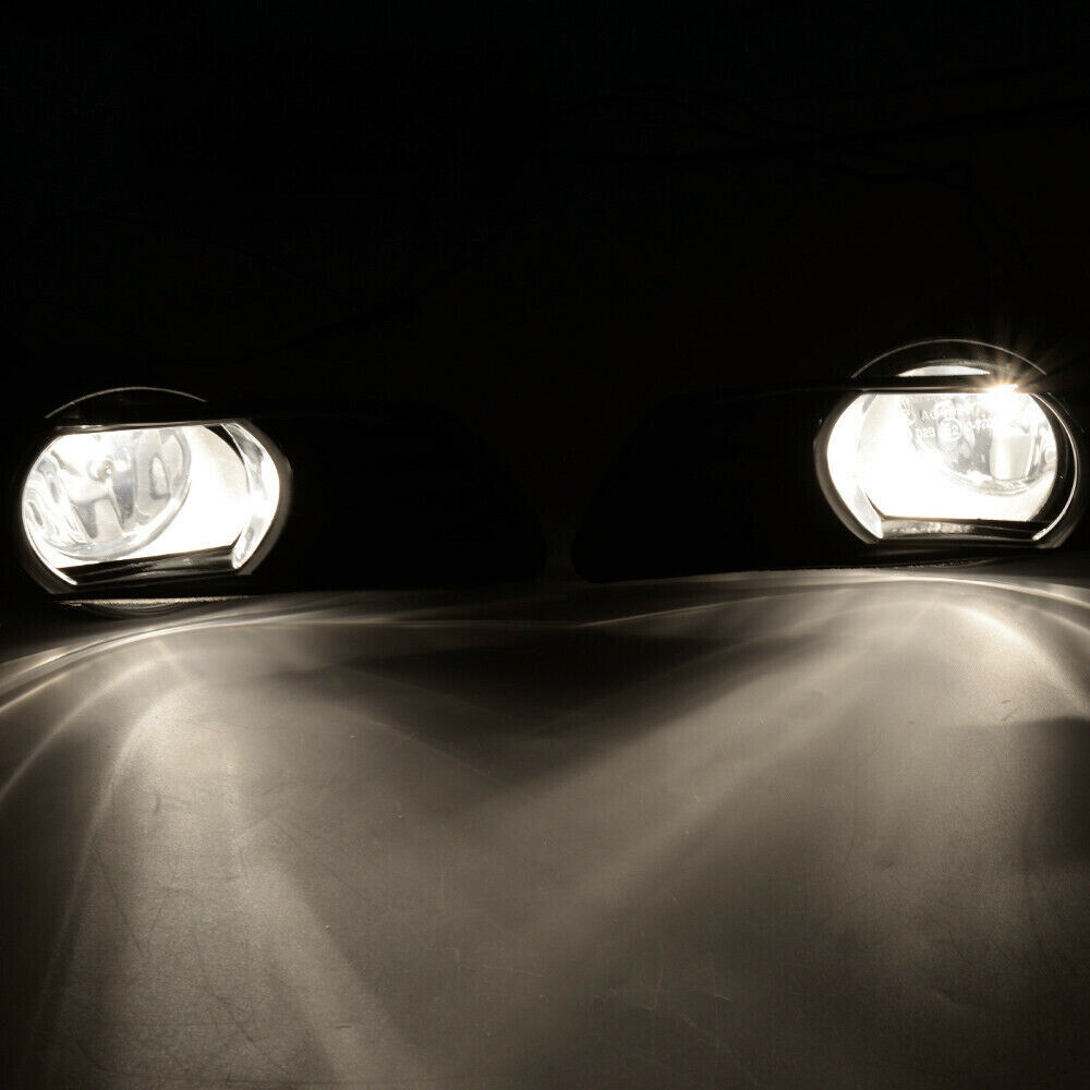 Pair For 2007-2009 Toyota Camry Clear Front Bumper Fog Lights Lamps Assembly