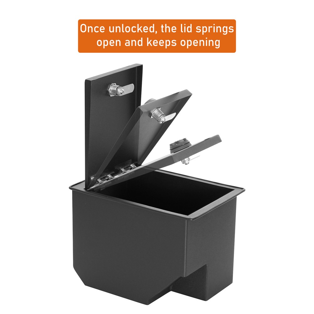 For Toyota 4Runner Center Console Safe (2003-2009) – Locking Vault Insert Black