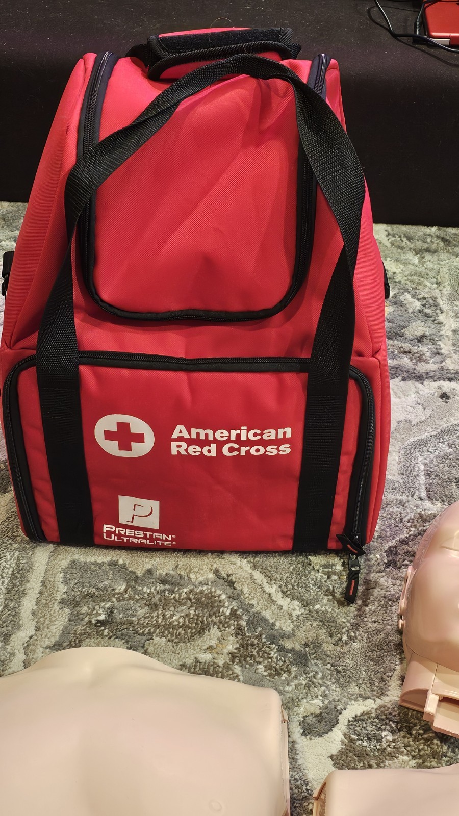 4-Pack AMERICAN RED CROSS ADULT CPR Manikins w Feedback, PRESTAN mannequins