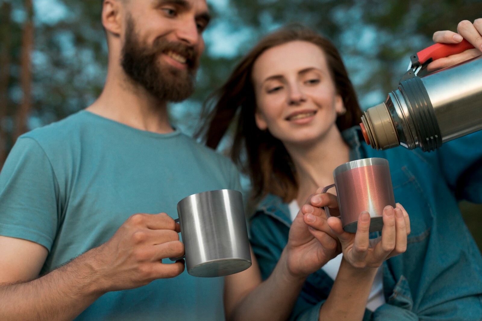 14oz Coffee Mug Slider Lid Stainless Steel Vacuum Double Wall Insulation Tumbler