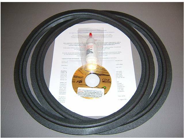 JBL 136A, C50, C60, L300, 4333B ,4343,4350,4435 Foam Surround Speaker Repair Kit