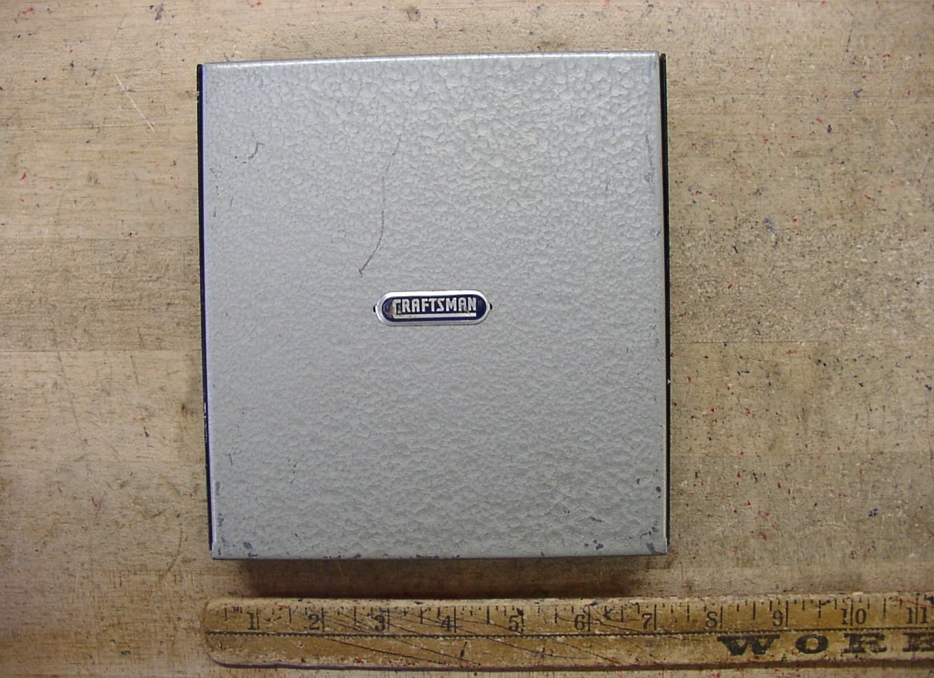 Vntg Craftsman USA  Drill Index,Fractional Bits 1/16-1/2" By 64ths,W/21 Bits,VGC