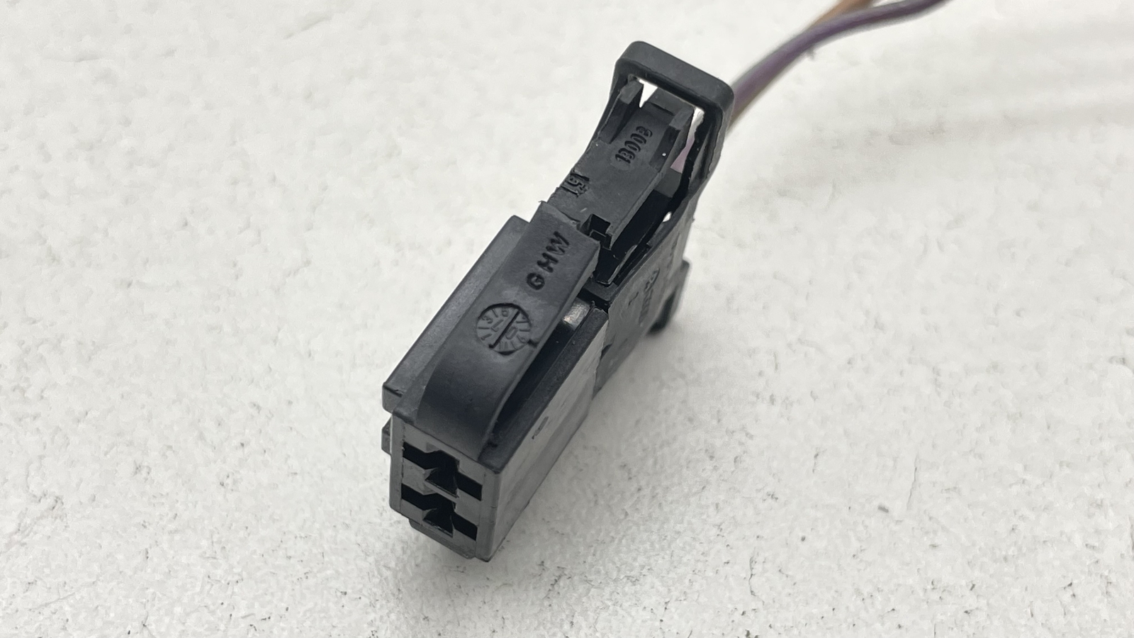 VW Audi Porsche Wiring Harness Plug Connector 2 Wire Pigtail OEM #1J0972923