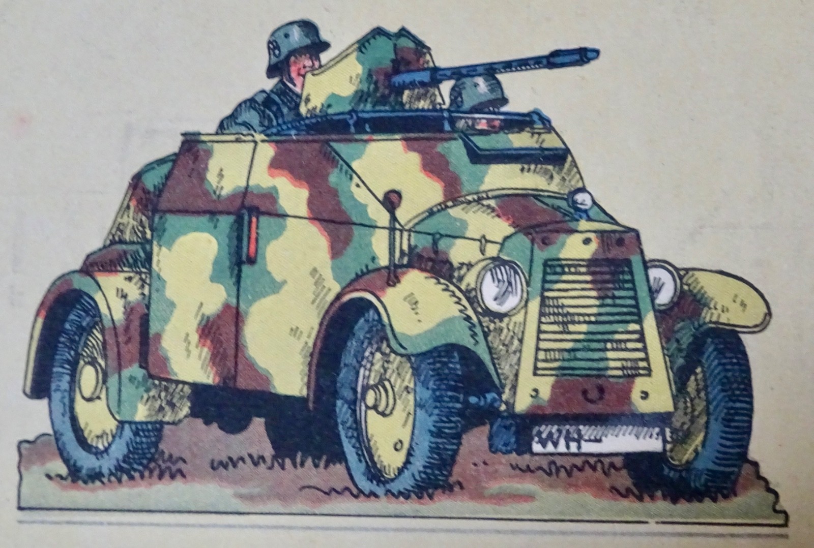 German Third Reich book 1938 Soldaten (soldiers) Win Malbuch (coloring book) Pre