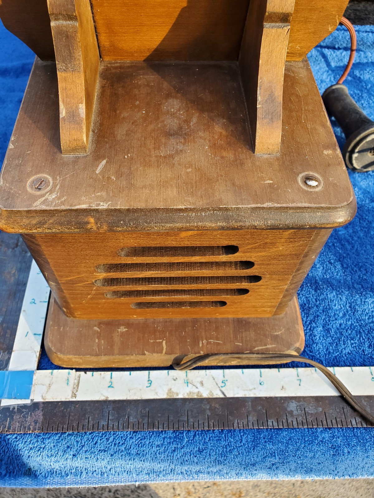 Antique Tube Radio Receiver Wall Telephone The Country Belle By Guild