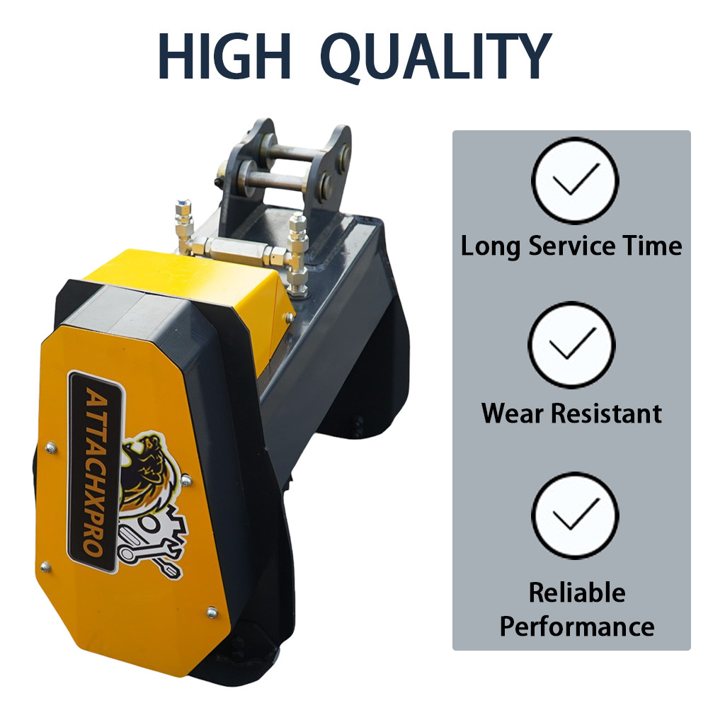 Flail Mower Hydraulic Mowing Flail Mower Attachment for Excavator with Hoses USA