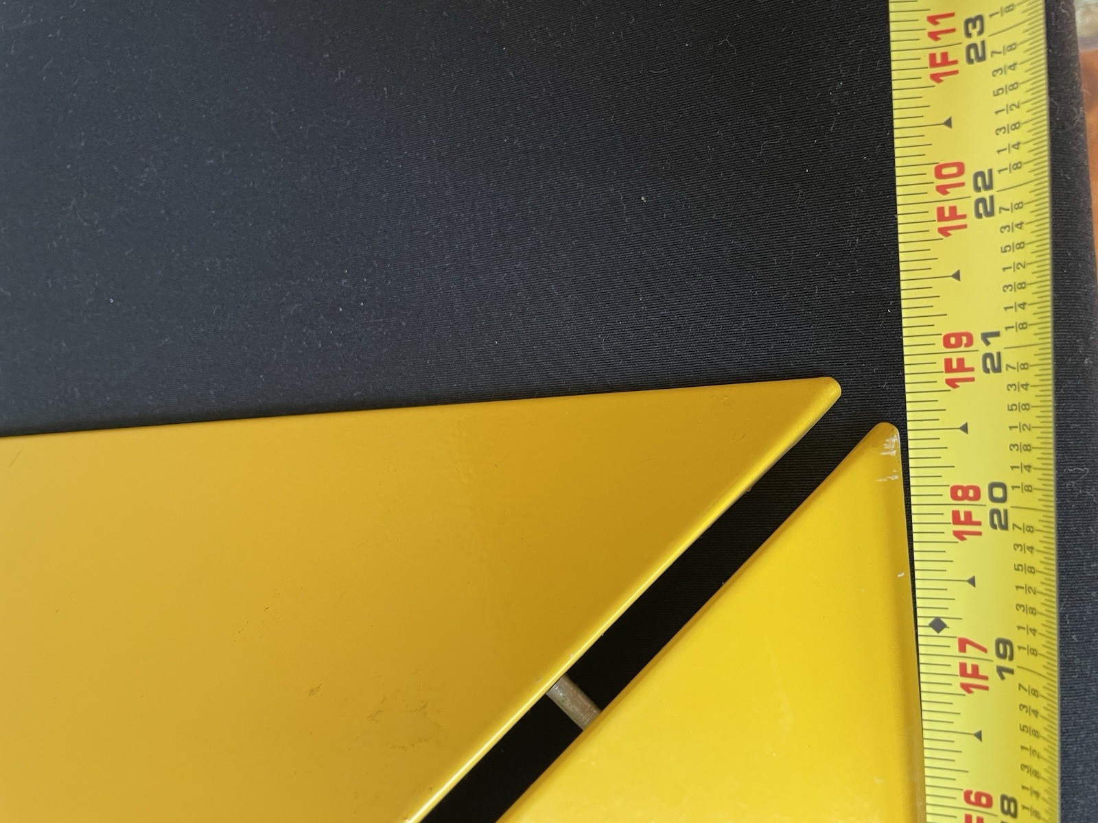 Vintage Hanging Lamp by Rodney Kinsman for Bieffeplast Postmodern Italy yellow