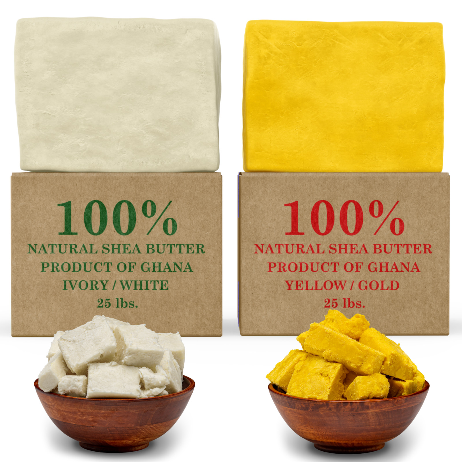 Raw African Shea Butter 100% Pure Organic Unrefined Natural Bulk Wholesale