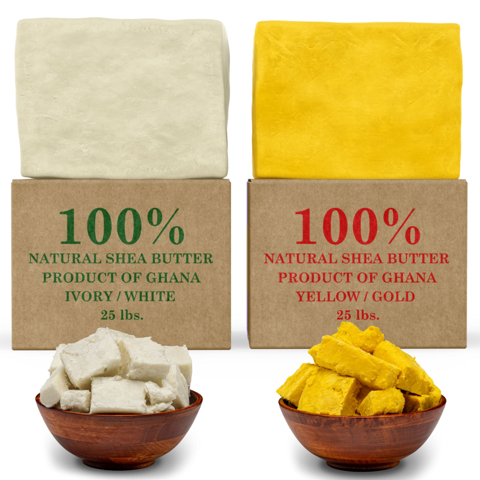 Raw African Shea Butter 100% Pure Organic Unrefined Natural Bulk Wholesale