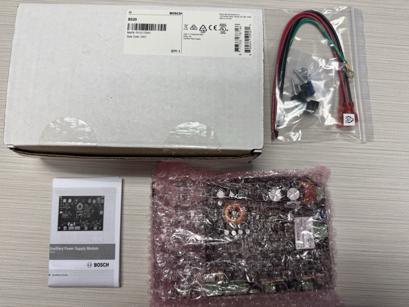 NEW Bosch B520 Auxiliary Power Supply Module