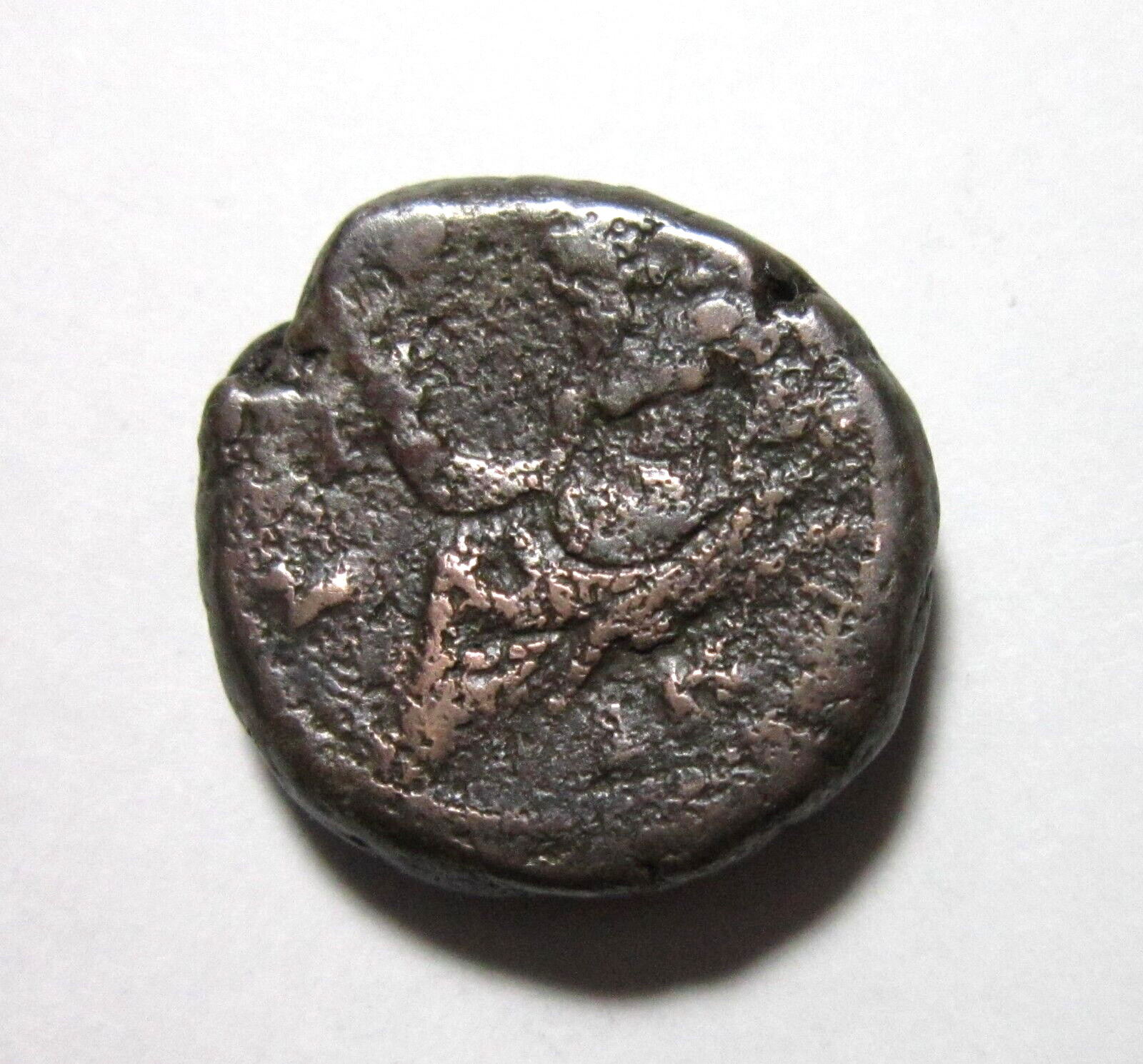 EGYPT, ALEXANDRIA, BILLON TETRADRACHM. ANTONINUS PIUS 138-161 AD. NILUS REVERSE.