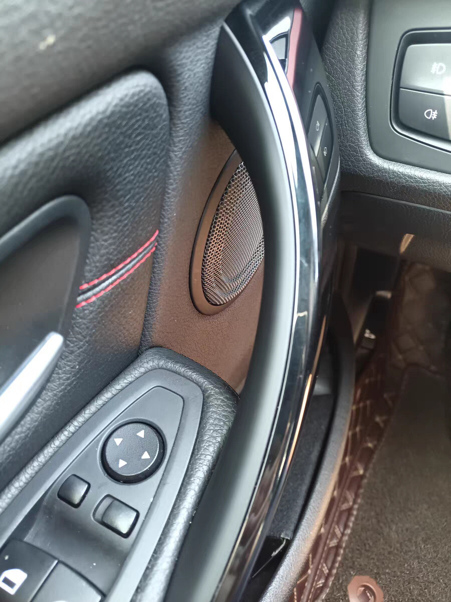 2PCS Black Interior Door Pull Handle Cover For BMW 3 4 series F30 F31 F32 F35 M3