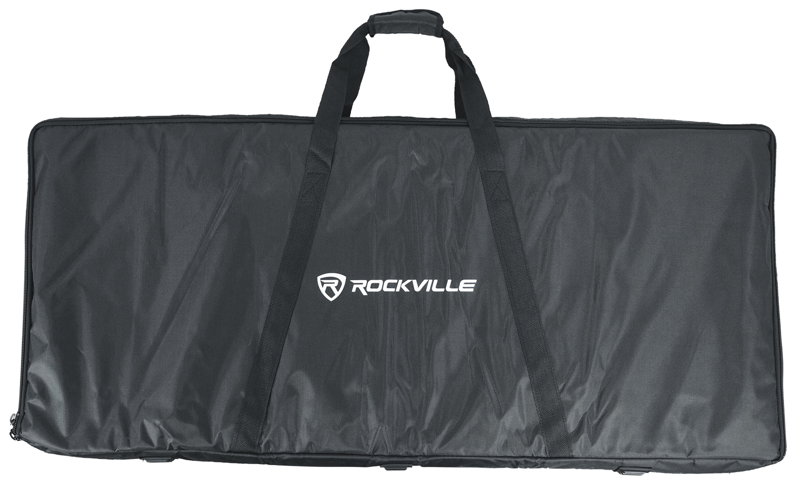 Rockville RFSSW White DJ Event Facade 80" x 44" Steel Frame Booth+Bag+Scrim