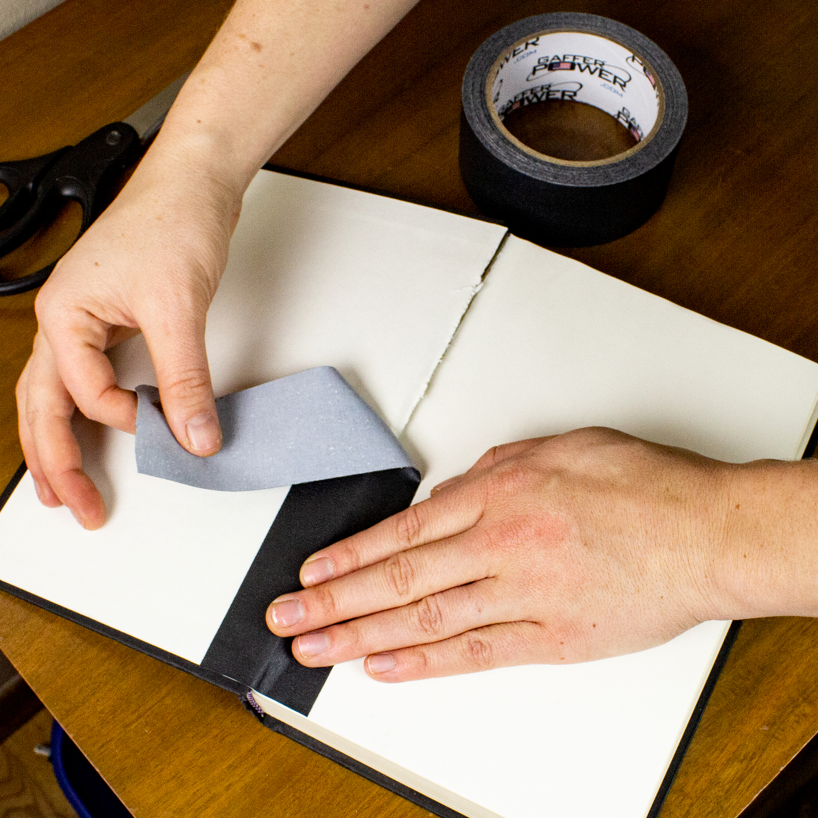 Bookbinding Tape. Black Cloth Book Repair Tape, 2" X 15 Yards
