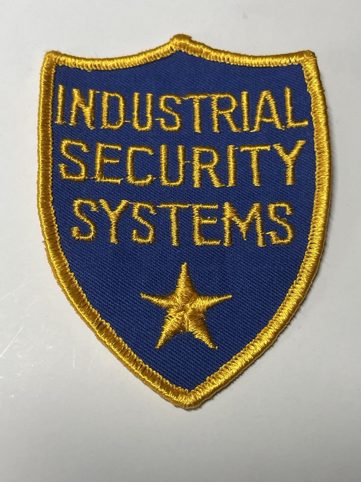 Industrial Security Systems Security Police Type Patch I94