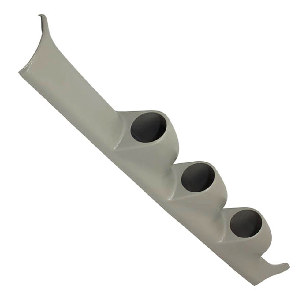 Full Size Gray 52mm Triple A-Pillar Gauge Pod for 1996-2000 Honda Civic