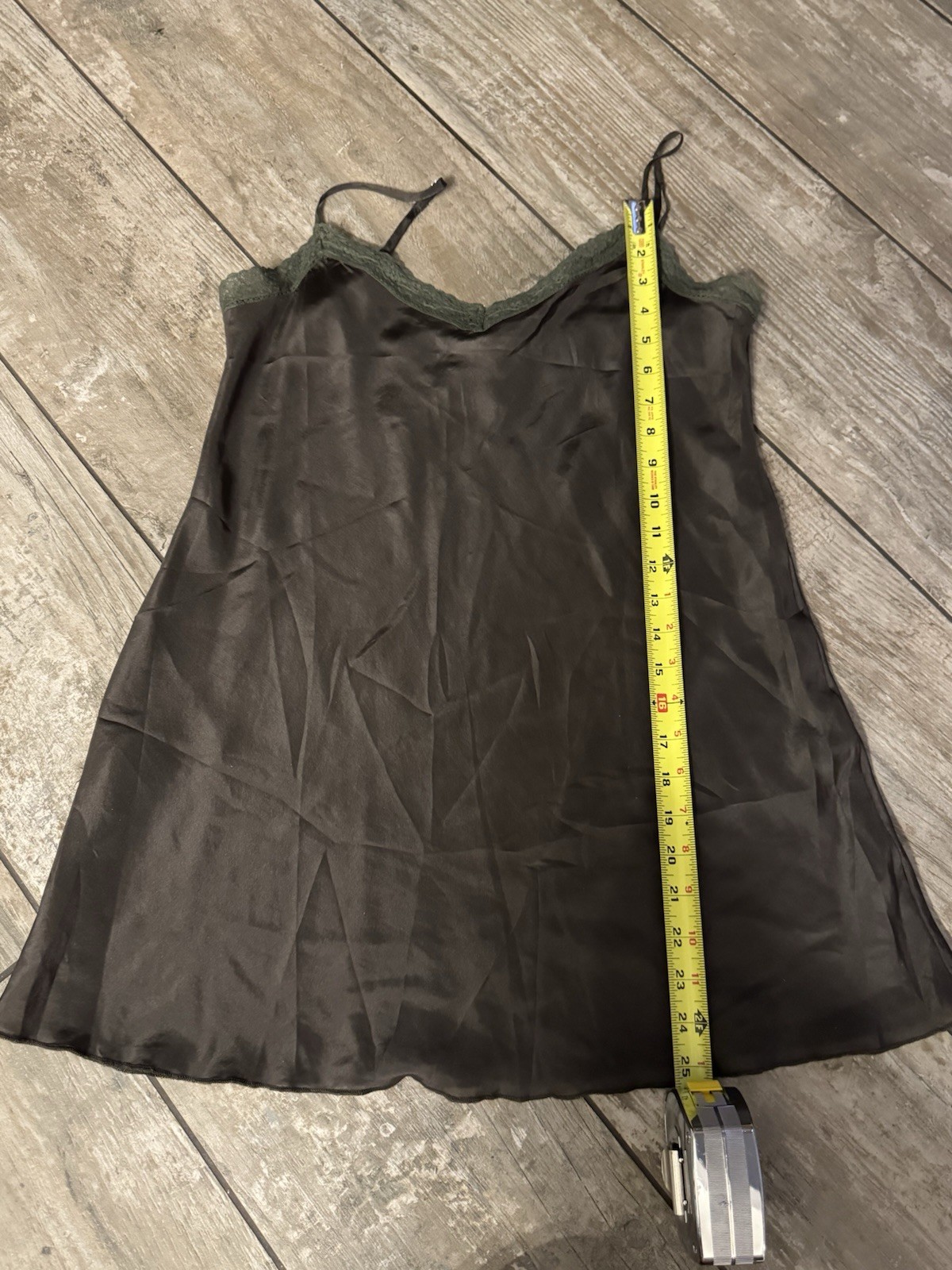 Johnny Was Love Silk Cami Lace Trim Lingerie Size M