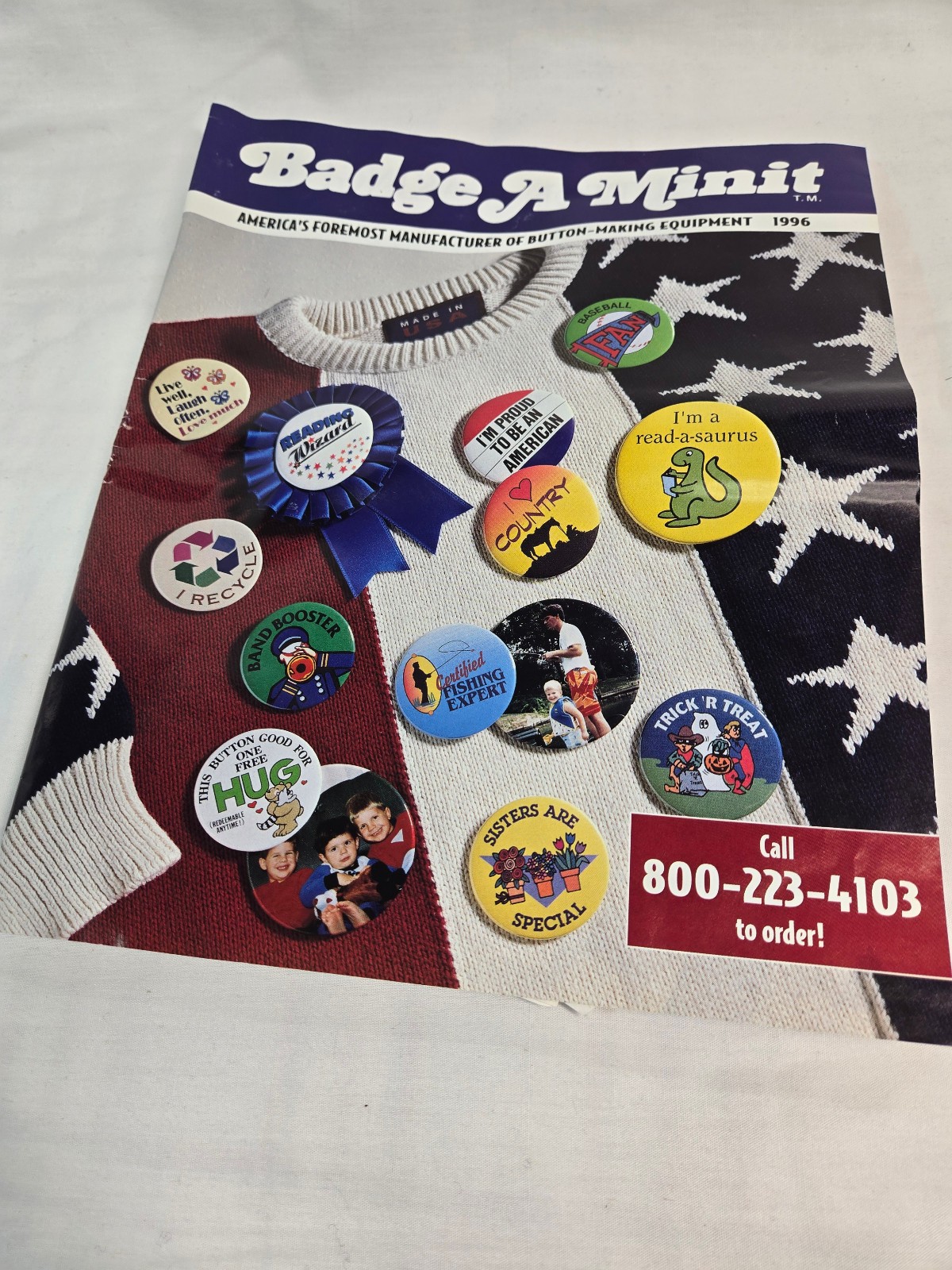 Vtg Badge-A-Minit 50 Magnetic back & 25 mirror-back Badge parts plus-NIP