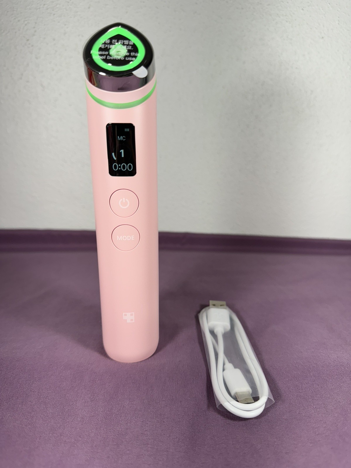 Pink Medicube Age-R Booster Pro | 6-in-1 Real Glass Glow Beauty Massager | NEW