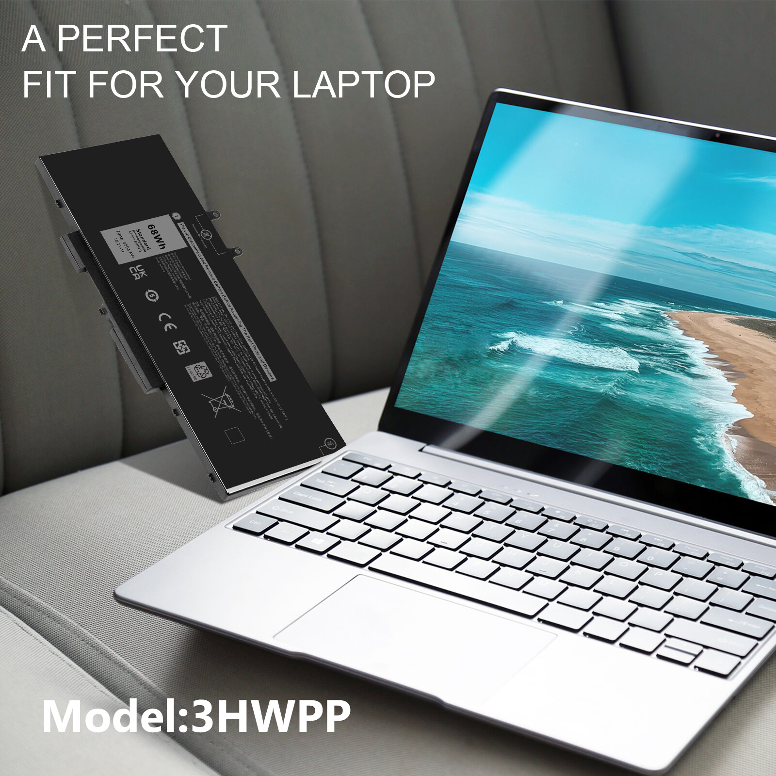 Lot Battery 3HWPP For Dell Latitude 14 5401 5411 15 5501 5511 Precision 3541