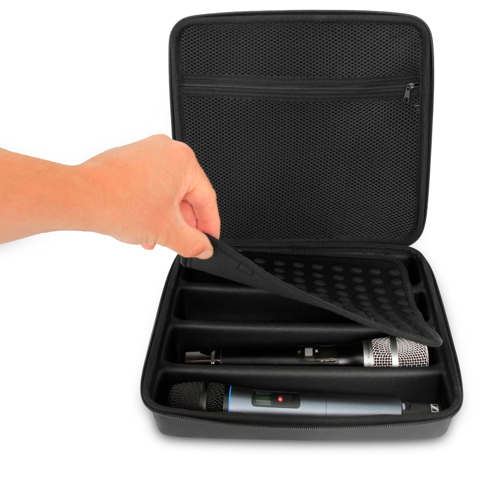 CM Microphone Case Fits Four Wireless Mics Up To 10.75" by Sennheiser, Shure